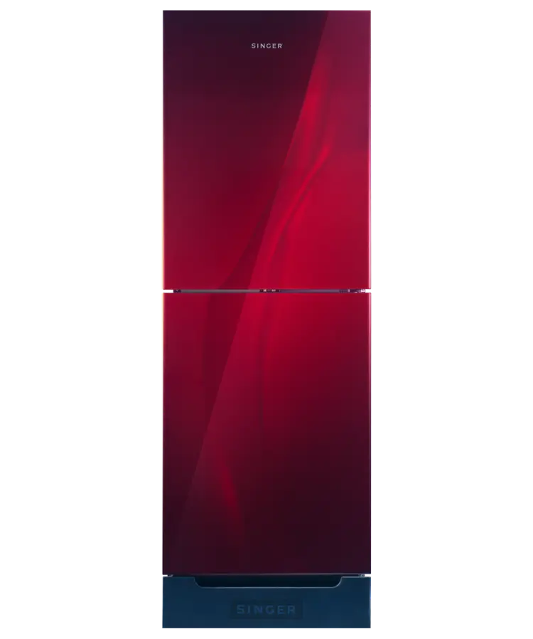 Singer Bottom Mount Refrigerator | FBDS260-RG | 260 L | Red